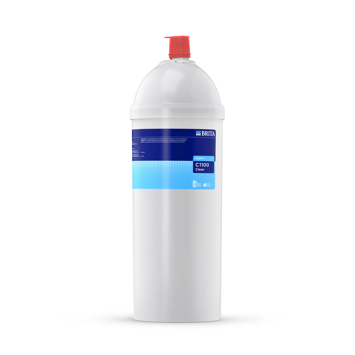 BRITA water filter cartridge PURITY C1100 Clean on a white background