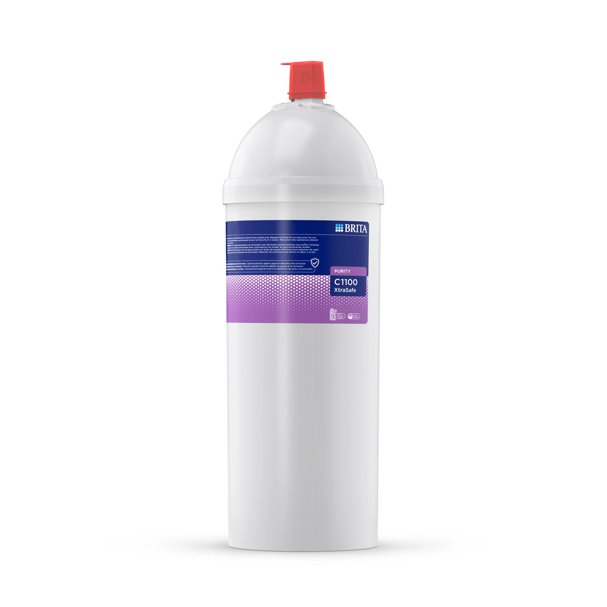BRITA water filter cartridge PURITY C1100 XtraSafe on a white background