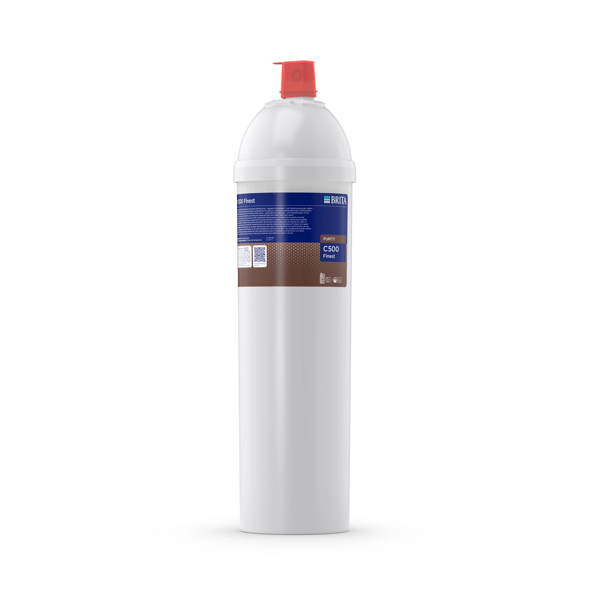BRITA water filter cartridge PURITY C500 Finest on a white background